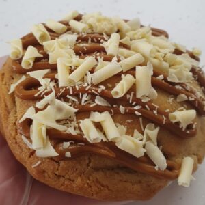 Biscoff/White Chocolate Stuffed Cookie