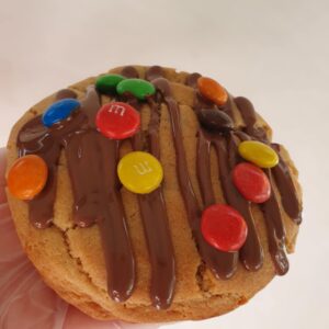 M and M Stuffed Cookies